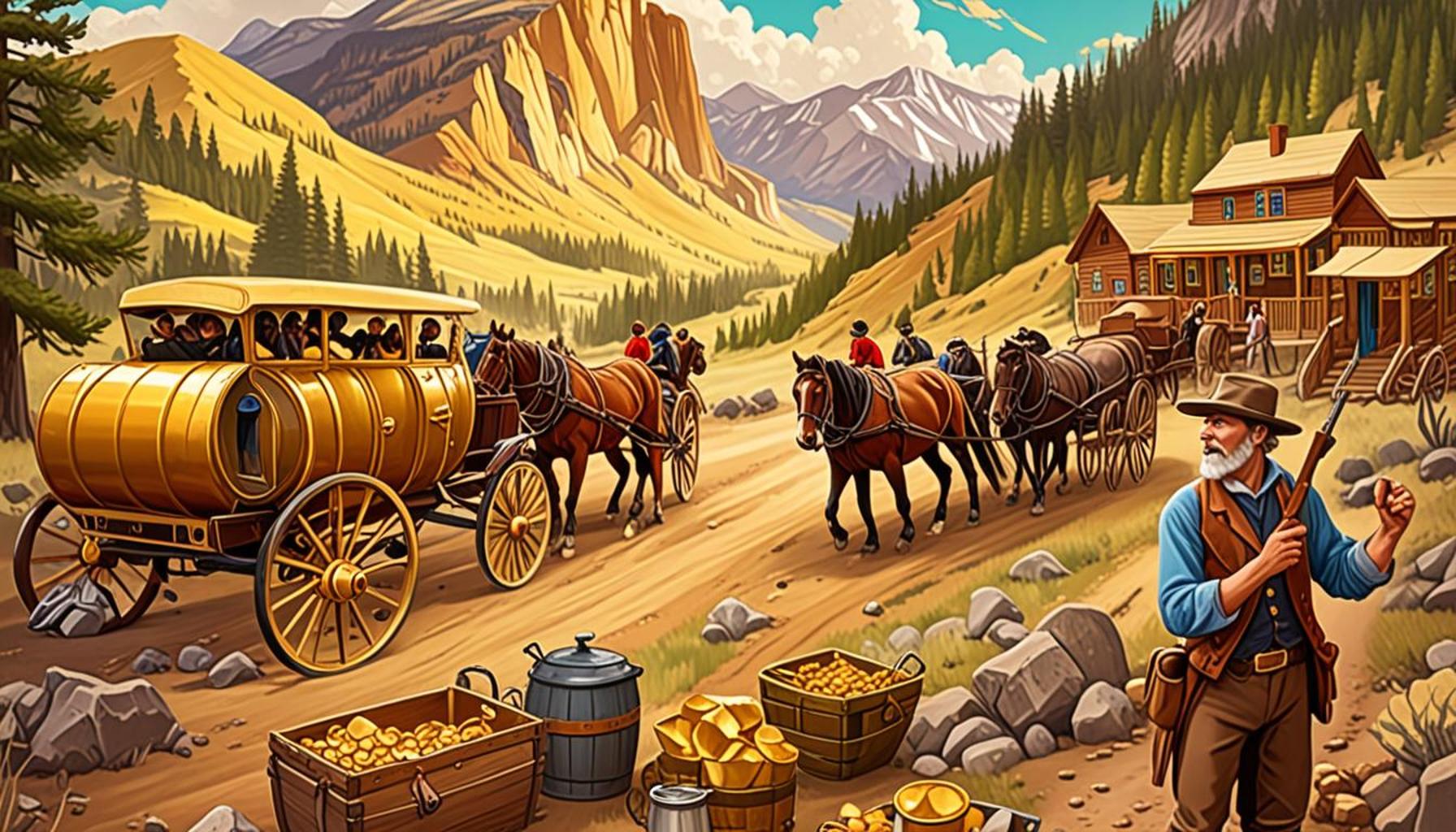 The Wealth of the West: Historical Itineraries of the Gold Rush